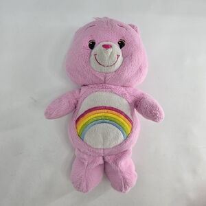 Carebear pink plushy 14" cheer care bear 2012